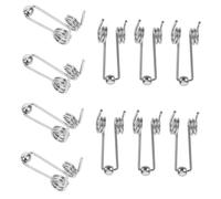 AUTSUPPL 10 Piezas Muelles Metálicos para Rizadores de Cabello Resistentes al Resortes de Torsión para Varillas de Rizador Accesorios de Reemplazo DIY para Herramientas de