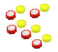 AUTSUPPL 10 piezas Unidades Esponjas Humectantes para Dedos Esponja Mojada Suave y Portátil Accesorio Práctico para Dinero Oficinas y Bancos Material PP Resistente