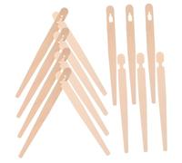 AUTSUPPL 100 Pares De Palillos De Pan Palillos De Madera Para Pinzas De Madera Para Repostería Para Pan Para Buffet