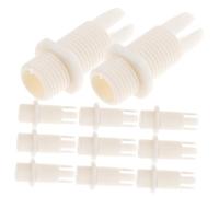 AUTSUPPL 100 piezas Abrazaderas de Cable de Plástico Duradero para Lámparas Colgantes con Fijación por Tornillo para Cableado Seguro y Sujeción Antideslizante Techo