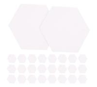 AUTSUPPL 100 Plantillas de Papel para Acolchado Hexagonales, Molde para Patchwork DIY de 16 Mm, Herramienta de Perforación para Manualidades y Costura, Kit de 100 Piezas para Labores