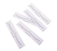 AUTSUPPL 100 Reglas Desechables para Cejas Adhesivas, Tamaño 18X2.2 CM, Flexibles y Pegajosas, Herramienta Portátil para Principiantes y Usuarios Avanzados de Maquillaje