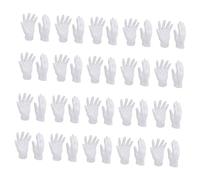 AUTSUPPL 16 pares Guantes de Algodón Elásticos para Joyería y Cuidado de Manos Lavables Cómodos y Duraderos para Uso Diario y Revisión Detallada