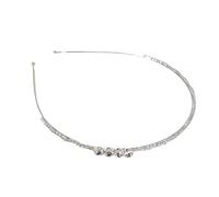 AUTSUPPL 1pieza Diadema De Novia Rhinestones Adorno Elegante Para Bodas Accesorio De Cabello Creativo Para Mujeres Hecho De Diseño Delicado Para Fotografía y Eventos Especiales