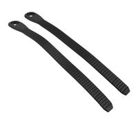 AUTSUPPL 2 Correas Reemplazables para Patines de Hielo y Roller Skates, Hebillas y Tornillos de PVC, Negras, Accesorio Esencial para Ajuste Seguro