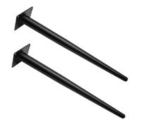 AUTSUPPL 2 Pcs Patas Cónicas para Muebles, Patas de Mesa de Repuesto Soldadura Firme y Buena Capacidad de Carga para Mesas, Escritorios y Armarios