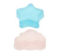 AUTSUPPL 2 Piezas Jabón De Baño Hecho Mano Bonito Bloque De Jabón Portátil Para Lavado Facial Lindo