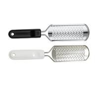 AUTSUPPL 2 piezas Pies Profesional de Acero Inoxidable Doble Cara Removedor Reutilizable de Callos y Piel Muerta Accesorios para Cuidado del Hogar