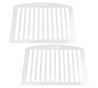 AUTSUPPL 2 Piezas Regla Transparente Flexible de Plástico | Diseño de Cuadrícula, Uso Versátil en Clases y Creaciones, para Profesionales