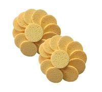 AUTSUPPL 20piezas Discos De Algodón Esponjas De Maquillaje Discos Desmaquillantes Almohadillas Limpiadoras Resistentes y Suaves