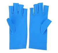 AUTSUPPL 2pares Guantes De Manicura Anti-uv Para Protección Solar Guantes De Dedos Abiertos Flexibles y Resistentes Para Salones y Uso Personal