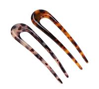 AUTSUPPL 2piezas Horquillas U-formadas Para Cabello Accesorios Prácticos De Decoración Para Bodas y Fiestas Mezclados Profundo