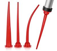AUTSUPPL 3 piezas Boquilla de calafateo alargada puntas aplicadores de goma flexible para precisión y control de boquillas para cartucho adhesivo