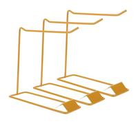 AUTSUPPL 3 Soportes de Exhibición de Uñas de Hierro Dorado, Soporte Muestrario para Esmaltes de Gel, Organizador para Tabla de Colores, Adecuado para Salones de Manicura y Estudios