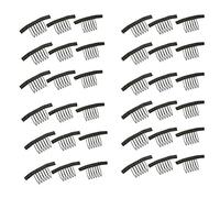 AUTSUPPL 36 piezas Clips para Pelucas con Peine de Acero de Dientes para Redes de Peluca sin Rasguños Convenientes para Caps de Encaje