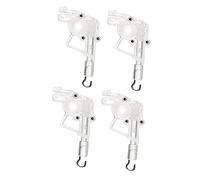 AUTSUPPL 4 Piezas Cabezas de Varilla Hexagonal para Control de Persianas Accesorios de Instalación Transparente para Cortinas Reemplazo de Mecanismo de Inclinación