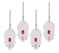 AUTSUPPL 4 Piezas Herramienta de Puntuación de Golf, Contador de Resultados Deportivos Mini, Plástico, Blanco y Rojo, Portátil, Minimiza Errores, para 2 Jugadores, Entrenamiento