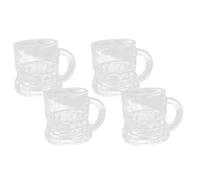 AUTSUPPL 4 Piezas Mini Vaso de Licor de Vidrio 50ml, Reutilizable | Práctico y Fácil de Limpiar, Estilo Clásico y Chic, Adecuado para Whisky, Fiestas y Cerveza