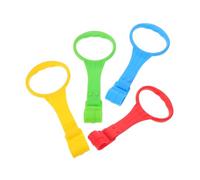 AUTSUPPL 4piezas Anillas De Agarre Para Bebés Colores Anillas De Seguridad Para Facilitar El Aprendizaje Infantil Interiores