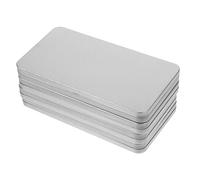 AUTSUPPL 4piezas Caja De Embalaje Para Funda De Móvil Contenedor Portátil Soporte De Pantalla Templada Organizador De Teléfono Unidades Color Plata