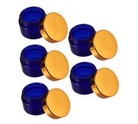 AUTSUPPL 5piezas Botes Para Cosméticos De Envase Para Crema y Lociones Recipientes De Almacenamiento Portátiles Para Viajes y Cuidado Personal