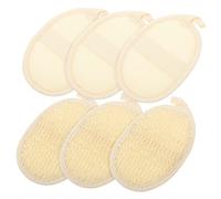 AUTSUPPL 6piezas Esponjas De Lufa Exfoliantes Para Cuerpo Pack Masaje y Limpieza Para Ducha y Exfoliación De Piel Sensible Diseño Práctico y Cómodo