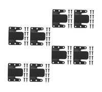 AUTSUPPL 8 Piezas Conectores para Muebles de Hierro con Tornillos Clips Modulares para Sofá Seccional Fijadores Resistentes para Estable la Estructura del Sofá para Configuración Rápida y