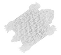 AUTSUPPL Amuleto de Tortuga de Metal para Teléfono Móvil en Color Plata, Decoración Única Que Añade Personalidad y Buena Suerte al Móvil