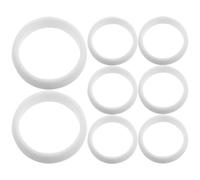 AUTSUPPL Anillos deportivos para los dedos, anillos de silicona para hombre, 8 piezas, evitan marcas en el anillo y retención de agua para gimnasio Color Aleatorio
