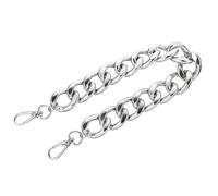 AUTSUPPL Cadena para Bolso de Aleación Metálica Plateada de 27 Mm, Correa de Cadena Gruesa de 40 Cm para Mujer, Accesorio DIY de Reemplazo para Bolsos y Carteras de Moda