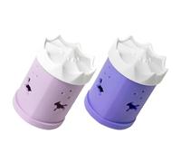 AUTSUPPL Caja de Almacenamiento Adecuado para Organizar Herramientas de Belleza Pack de 2 Piezas Estuche Creativo y Fácil de Abrir para Esponjas de Maquillaje Ps