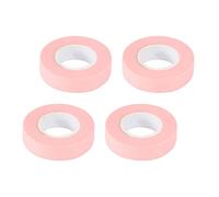 AUTSUPPL Cintas Para Pestañas 4 Rollos Adhesivas De Tela No Tejida Para Injerto y Extensión De Pestañas Ideales Para Sensible Salones y Doméstico Color Rosa Parches Aislantes