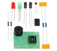 AUTSUPPL Circuito Temporizador 555 Doble Flash LED, Placa de Aprendizaje de Soldadura y 3 Módulos Electrónicos, Equipo para Entrenamiento en Electrónica y Proyectos DIY