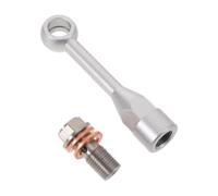 AUTSUPPL Conector Extensor de Manguera de Freno Resistente Corrosión y Sellado a Prueba de Fugas de Acero Inoxidable para Sistema Hidráulico de Vehículo Adecuado para Reparación de Frenos