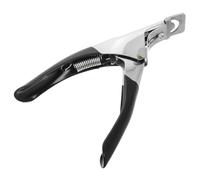 AUTSUPPL Cortaúñas en U de Acero Inoxidable Borde Recto, Portátil y Preciso para Manicura Francesa, Herramienta Duradera para Salón y Uso Doméstico