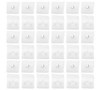 AUTSUPPL Cuñas de Plástico Blanco para Soporte de Cajón y Refuerzo de Muebles Ángulo Resistente 100 con Tornillos para Armarios y Gabinetes