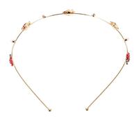 AUTSUPPL Elegante Diadema De Fresa Para Mujer Diadema Para Lavarse La Cara Elegante Diadema De Aleación Con Detalle De Aros Para El Pelo Para Ocasiones Especiales