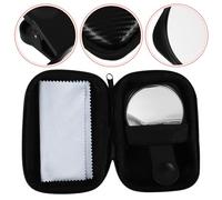 AUTSUPPL Espejo para Cámara Trasera del Teléfono Móvil Mini Redondo 4 Piezas Paño de Limpieza y Funda de Almacenamiento Accesorio Práctico para Transmisión y Selfie Espejo Pequeño de
