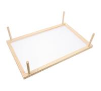 AUTSUPPL Estante para Secar Espaguetis de Madera de Calidad Alimentaria, Soporte de Secado para Pasta y Verduras, Patas Antideslizantes, Diseño Compacto para Uso Doméstico en Cocina