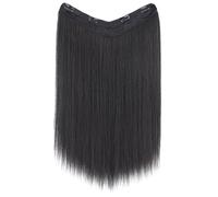 AUTSUPPL Extensiones de Cabello Sintético Clip para Mujer Pieza de Pelo Larga y de Postizo Natural para Uso Diario y Fiestas