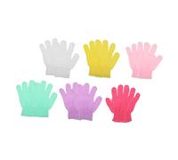 AUTSUPPL Guantes Exfoliantes De Ducha 10 Unidades Tamaño Mediano Doble Cara Para Limpieza Corporal Adultos Uso En Baño Colores Surtidos