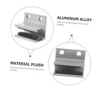 AUTSUPPL Guía para Puerta de Ducha de Vidrio Fija Tope Inferior Antidesgaste Resistente y Fácil de Instalar para Mamparas Correderas