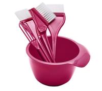 AUTSUPPL Herramientas para Teñir Cabello Cuenco Mezclador y Pincel Profesional para Aplicar Crema Colorante Kit Completo para Uso Casa y Salón Duradero y Fácil de Usar