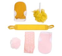 AUTSUPPL Juego de 2 Sets de Esponjas Exfoliantes Corporales de Baño 6 Piezas para Limpieza Profunda y Eliminación de Impurezas en Ducha