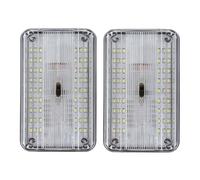 AUTSUPPL Luces LED interiores para coche 12V 36 LED 2 piezas lámpara de techo para lectura y luz nocturna con diseño delgado y bajo consumo para uso en gabinete y cocina