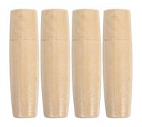 AUTSUPPL Mango de Madera Maciza para Lima de Corte 4 Piezas, Repuesto para Herramienta de Hardware, Accesorio para Utensilios de Cocina y Parrilla, Compatible 7 Mm, Uso Doméstico