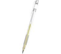 AUTSUPPL Marcador Quirúrgico para Cejas 1Mm Amarillo Cuerpo Transparente, Bolígrafo Resistente al Agua para Micropigmentación y Maquillaje Profesional en Mujeres y Niñas