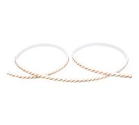 AUTSUPPL Moldura Decorativa Autoadhesiva Flexible para Borde de Pared y Espejo, Tira de Pvc y Dorada de 10 Mm X 5 Metros, Adecuado para Decoración y Acabado en Paredes y Gabinetes