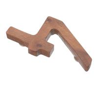 AUTSUPPL Número de Buzón de Madera Maciza Negra Números de Dirección Tridimensionales Magnéticos Grandes para Exterior Decoración Moderna para Puerta y Jardín Fácil Instalación