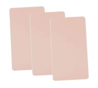 AUTSUPPL para Tatuajes de Silicona Rosa Superficie Lisa y Doble Uso Piel de Práctica Pack de 3 Piezas para Tatuadores Principiantes y Expertos para Práctica de Tatuaje